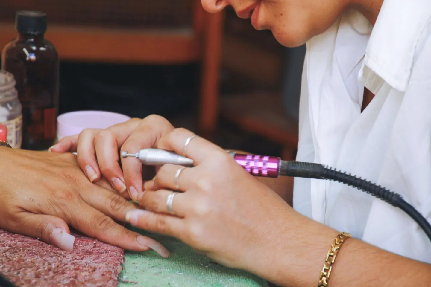 Werken met de nagelfrees